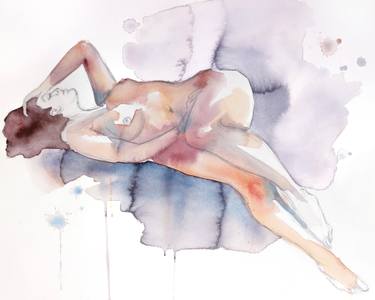 Original Minimalism Nude Paintings by Elizabeth Becker