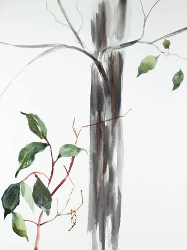 Original Abstract Tree Paintings by Elizabeth Becker