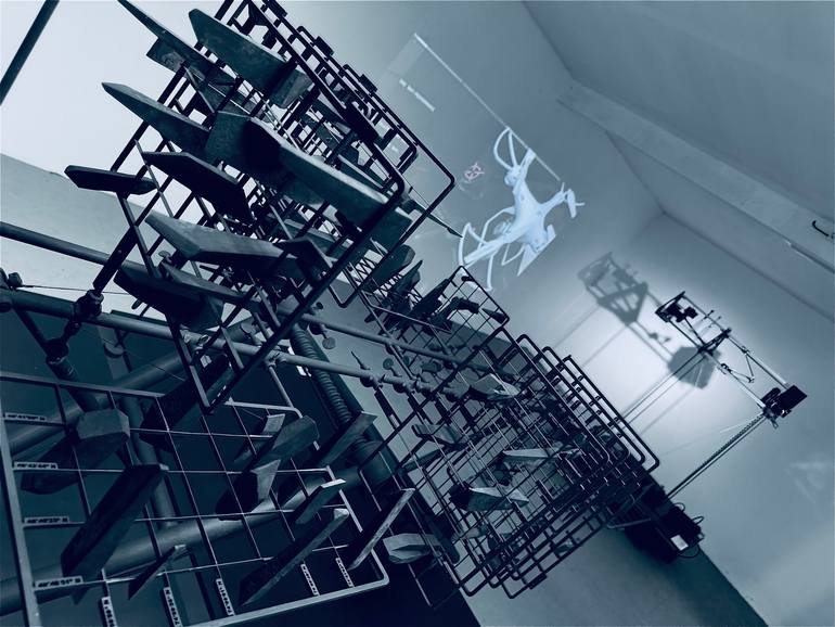 Original Installation Art Science/Technology Installation by Bert Koeck