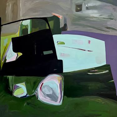 Original Abstract Expressionism Abstract Painting by Irene Nelson