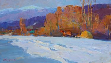 Original Impressionism Landscape Paintings by Aleksandr Kryushyn