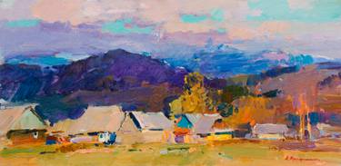 Original Impressionism Landscape Painting by Aleksandr Kryushyn