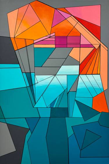 Original Contemporary Abstract Painting by Linda Bailey