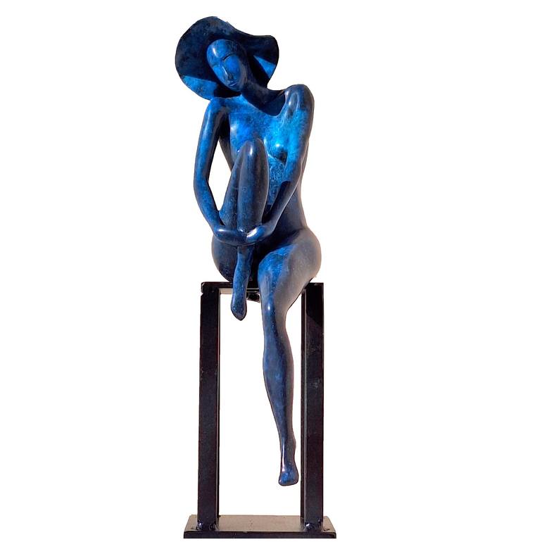 Original Figurative Nude Sculpture by Christian Candelier