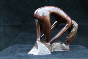 Original Figurative Nude Sculpture by Christian Candelier