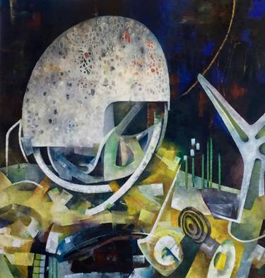 Original Figurative Abstract Painting by Sabine Abraham