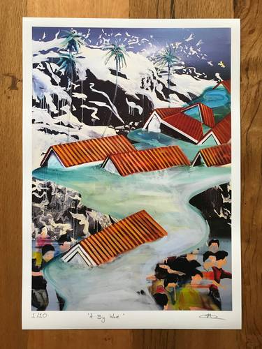 Original Documentary Architecture Printmaking by Benjamin Stephenson