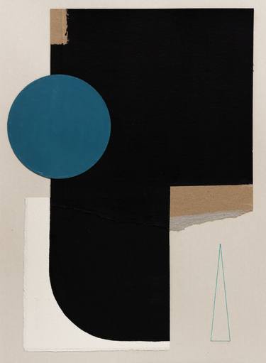 Original Contemporary Abstract Collage by Ildefonso Martin