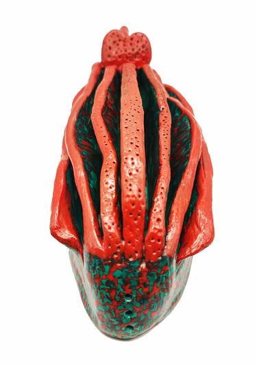 Original Surrealism Outer Space Sculpture by Jorge Liporace