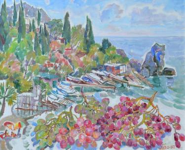 Original Modern Seascape Painting by Halyna Barannikova