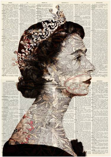 Original Figurative Portrait Mixed Media by Jakub Dk