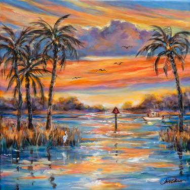 Original Impressionism Fish Paintings by Linda Olsen