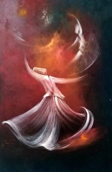 Original Conceptual Classical mythology Paintings by Muhammad Shafique Farooqi