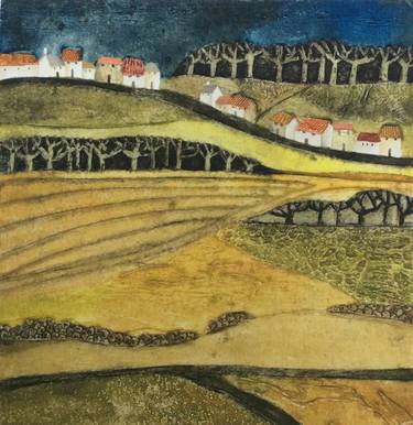 Original Impressionism Landscape Printmaking by Jay Seabrook