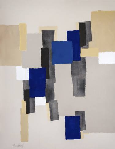 Original Abstract Geometric Paintings by Annabel Andrews