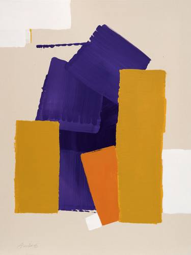 Original Abstract Expressionism Geometric Paintings by Annabel Andrews