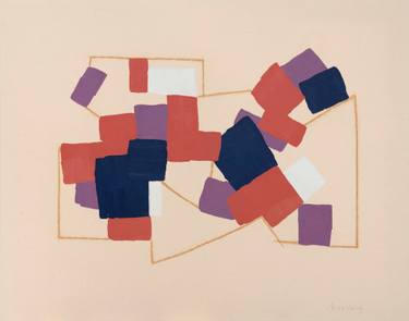 Original Minimalism Geometric Paintings by Annabel Andrews