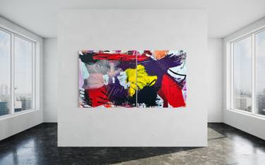 Original Abstract Expressionism Abstract Drawing by Simon Thon