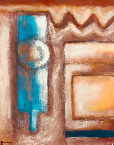 Original Abstract Painting by Giovanni Antunez