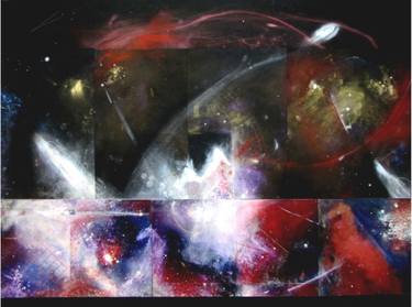 Original Abstract Outer Space Drawings by Cynthia Willett