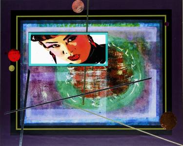 Original Conceptual Outer Space Collage by Richard Arfsten