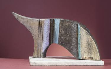 Original Abstract Animal Sculpture by Richard Arfsten