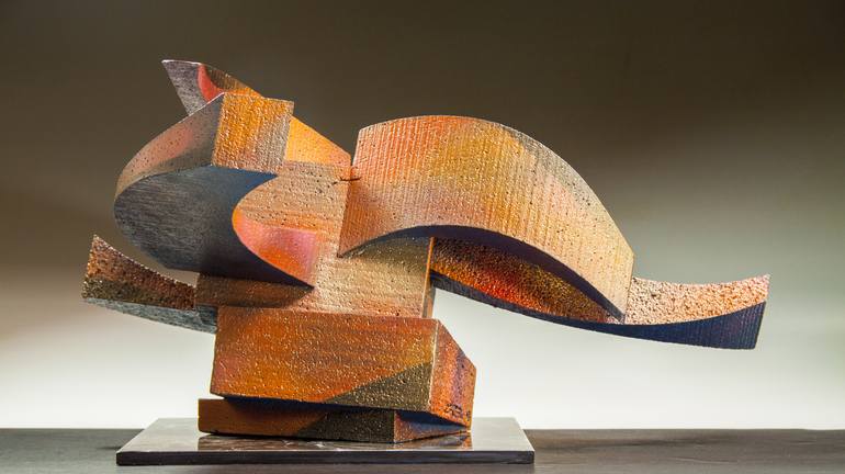 Original Abstract Political Sculpture by Richard Arfsten