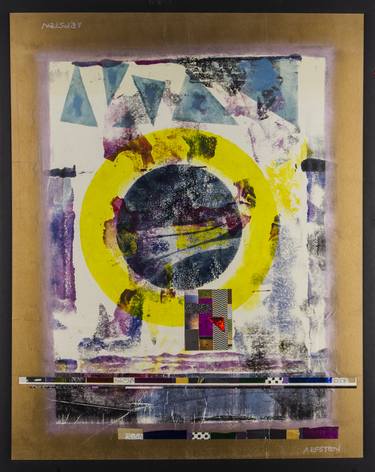 Original Abstract Fantasy Printmaking by Richard Arfsten