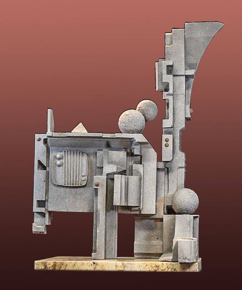 Original Abstract Expressionism Architecture Sculpture by Richard Arfsten