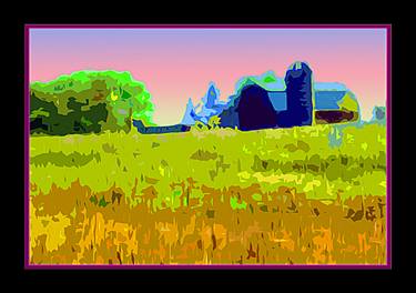 Original Conceptual Landscape Printmaking by Richard Arfsten