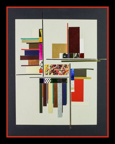 Original Abstract Architecture Collage by Richard Arfsten