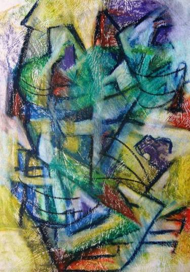 Original Abstract Expressionism Geometric Drawings by Macka Macka