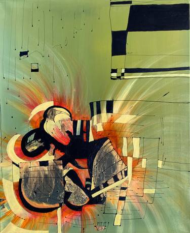 Original Fine Art Abstract Printmaking by Raili Lehvä