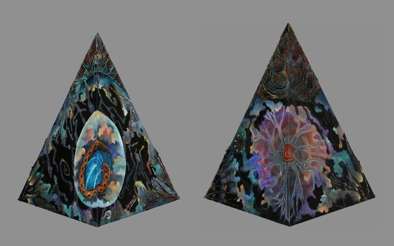 Original Abstract Nature Sculpture by Cecilia Campos