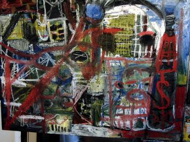 Original Abstract Expressionism Abstract Painting by Robert Glennie
