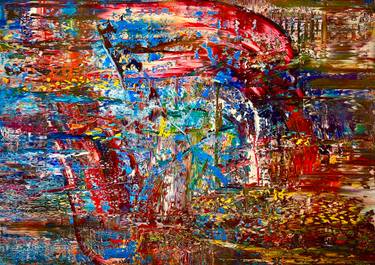 Original Abstract Painting by Robert H N Rich Niesse
