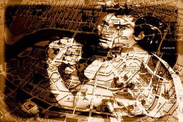 Original Fine Art Cities Mixed Media by Acqua Luna