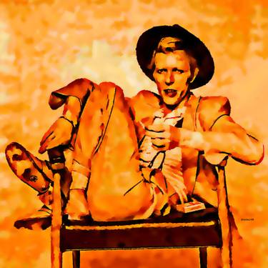 Original Pop Art Celebrity Mixed Media by Acqua Luna