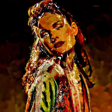 Original Conceptual Women Mixed Media by Acqua Luna