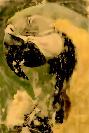 Original Expressionism Animal Mixed Media by Acqua Luna