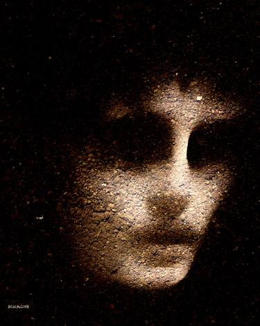Original Fine Art Portrait Mixed Media by Acqua Luna