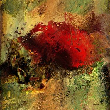 Original Abstract Expressionism Abstract Mixed Media by Acqua Luna
