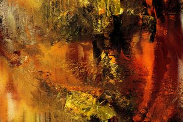Original Abstract Expressionism Abstract Mixed Media by Acqua Luna