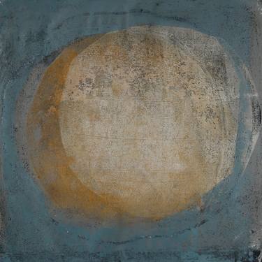 Original Abstract Expressionism Outer Space Printmaking by Monika Meisl Müller