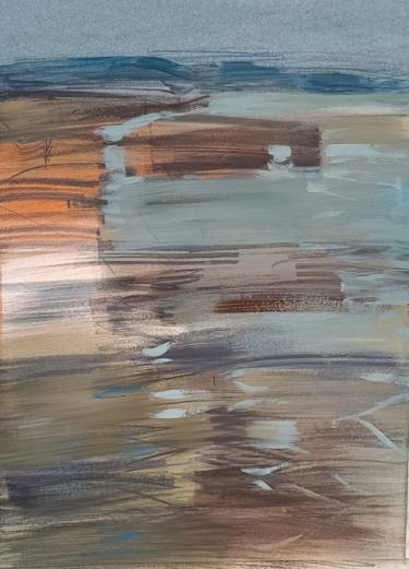 Original Expressionism Landscape Painting by Agustin Vaquero