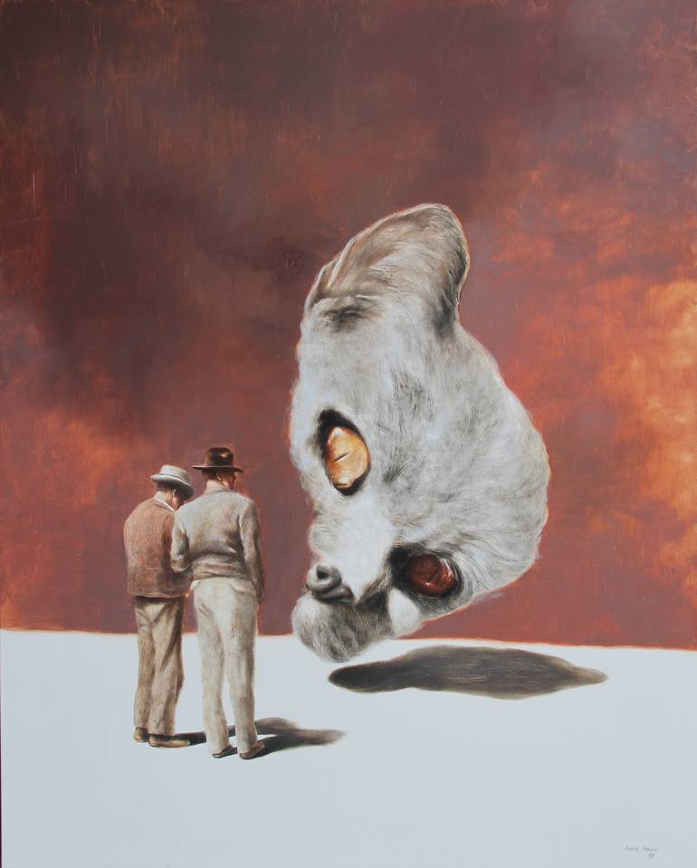 Print of Figurative Cats Paintings by Rudolf Kosow