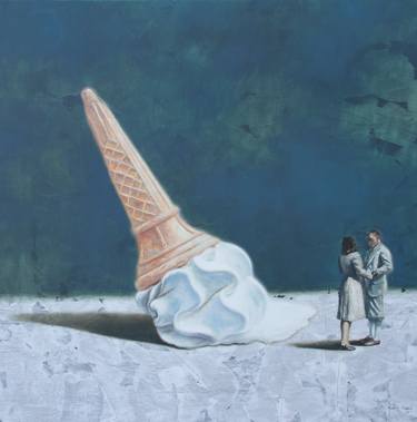 Original Figurative Science Paintings by Rudolf Kosow
