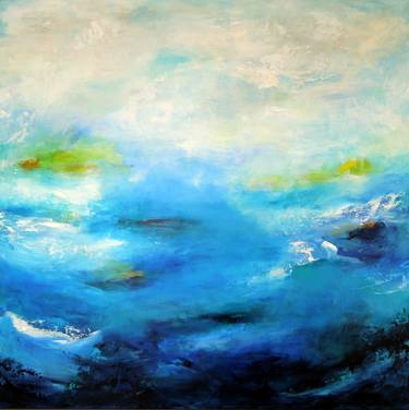 Original Abstract Seascape Paintings by Hilma Koelman