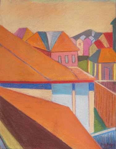 Original Abstract Architecture Drawings by Patty Rodgers