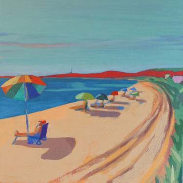 Original Expressionism Beach Paintings by Patty Rodgers
